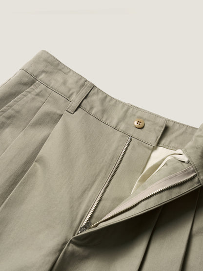 REFINED CLASSIC CHINO PANTS [ Utterly Beige ]