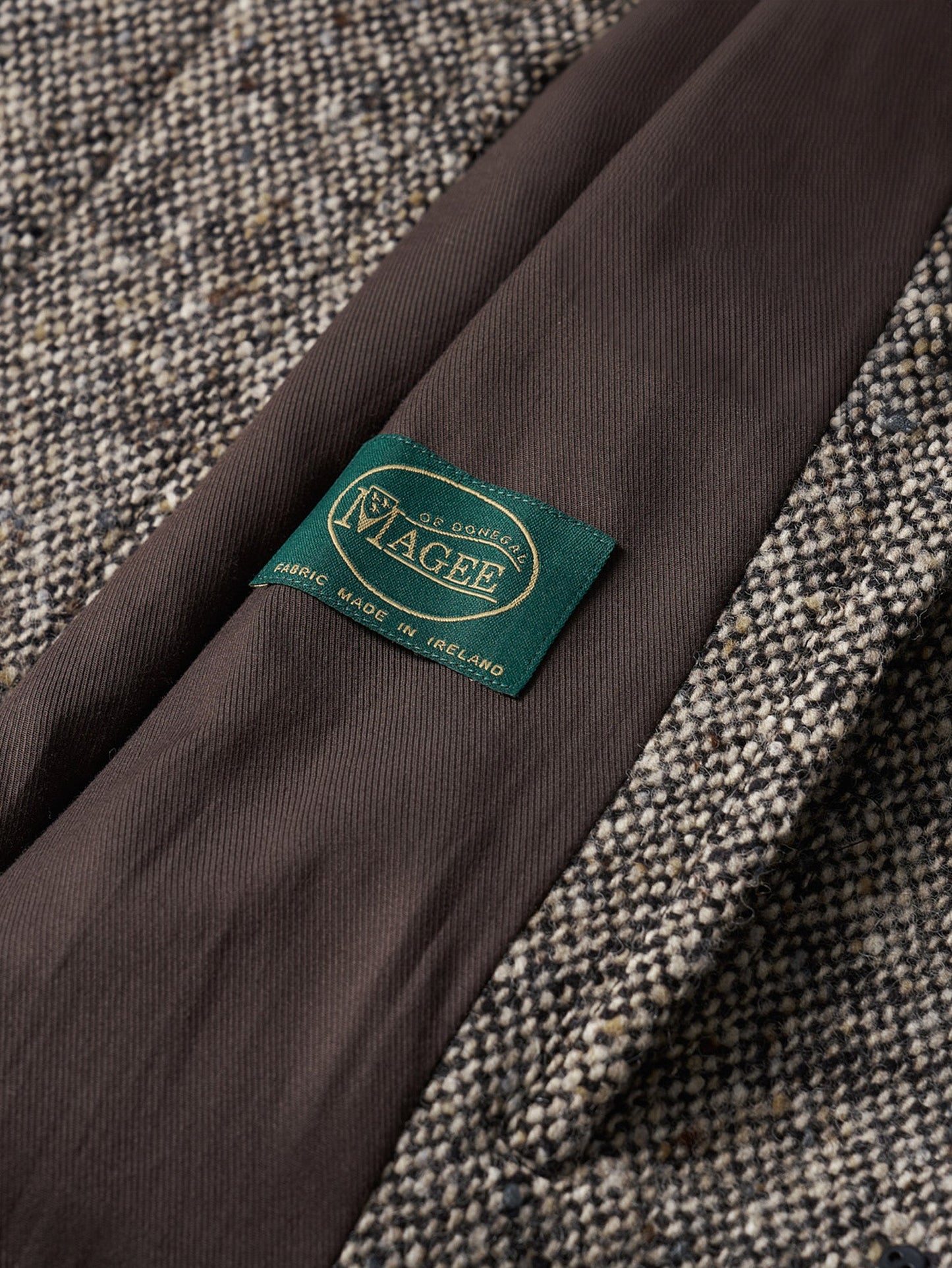 CHABROL COAT [ Salt & Pepper Black Tweed ]