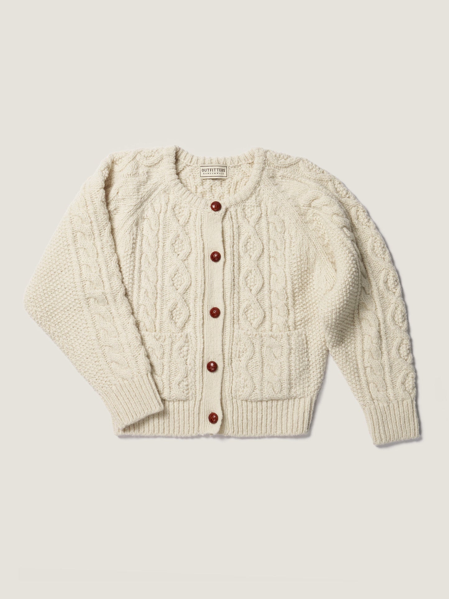 (-20%) CREAM TEA CABLE CARDIGAN [ Cream ]