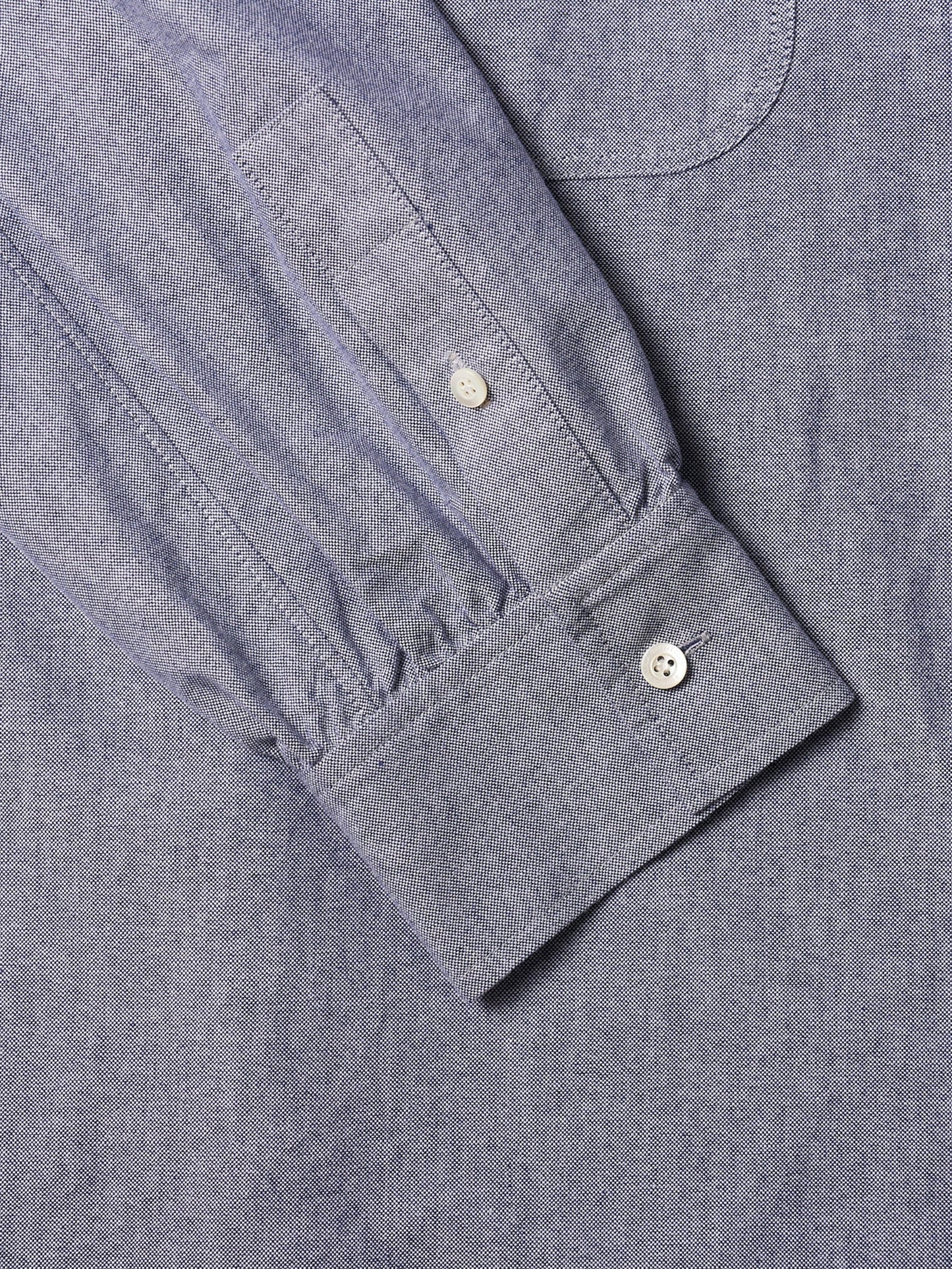 2 POCKET BUTTON DOWN SHIRT [ Navy Oxford ]