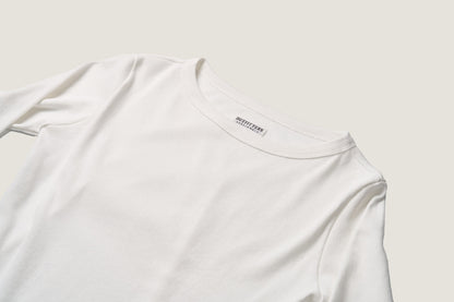SOFTNESS 3/4 SLEEVE TEE [ White ]  - 2nd Restock