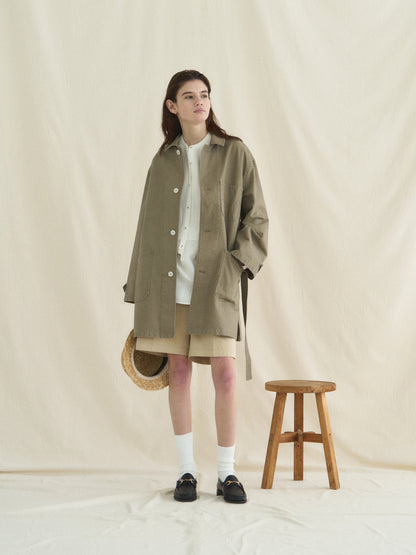 (-30%) ATELIER LONG JACKET [ Dessert Beige ]