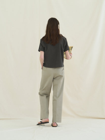 (-30%) ARIZONA CHECK SHIRT [ Olive Navy ] Organic Cotton