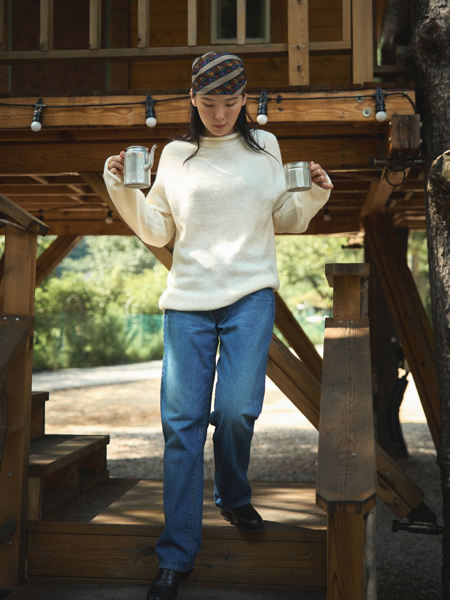 MONTBLANC ROLLNECK SWEATER [ Pure Ivory ]