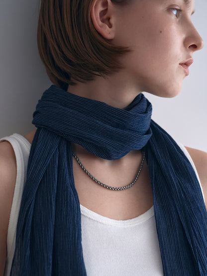 MIST STRIPE SCARF [ Indigo ]