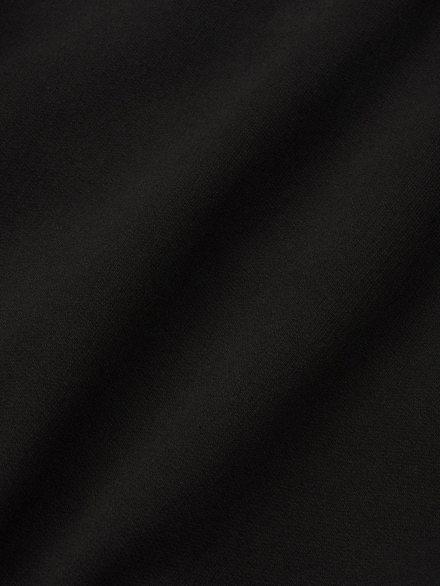 SHAWL COLLAR SWEATSHIRT [ Deep Black ]