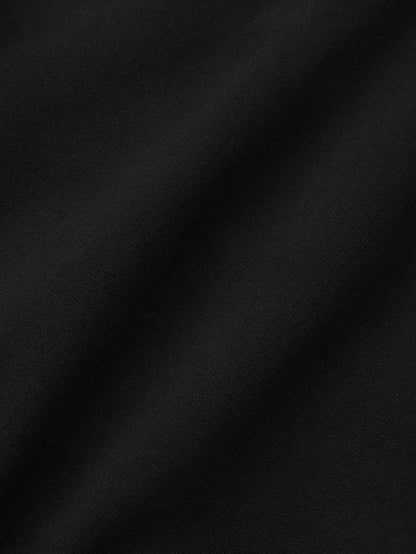 SHAWL COLLAR SWEATSHIRT [ Deep Black ]