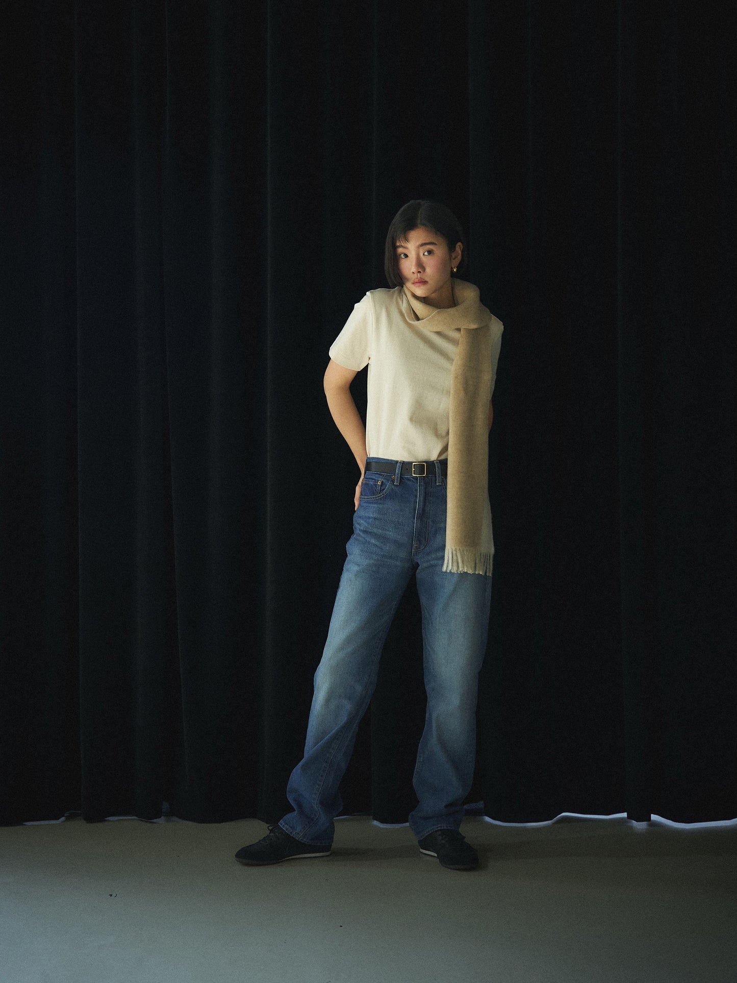 70's ORIGINAL BLUE JEANS [70's Vintage Blue]