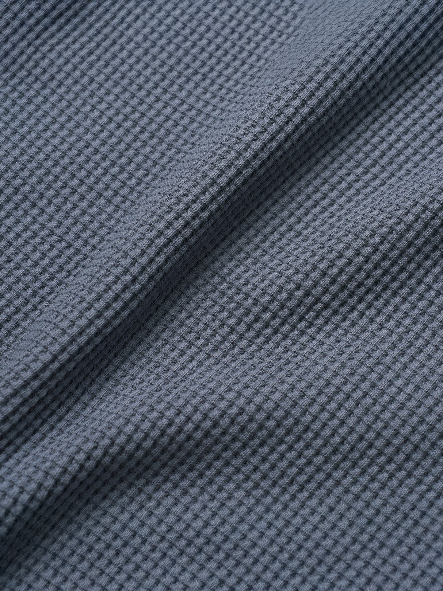 SALLY'S WAFFLE TURTLE TEE [ Smoke Blue ] New Season