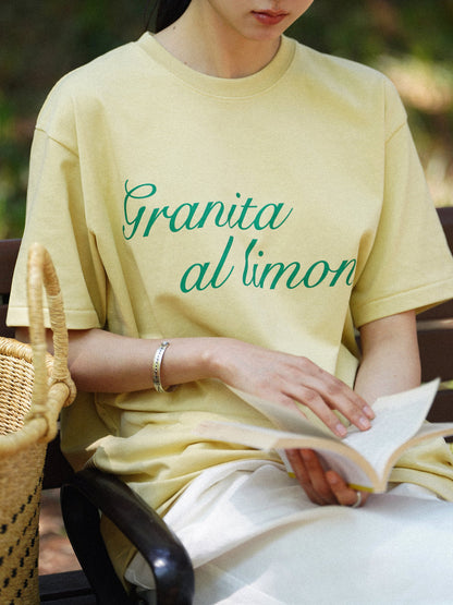 (-30%) SICILIAN BREAKFAST TEE [ Vintage Lemon ] Summer Edition