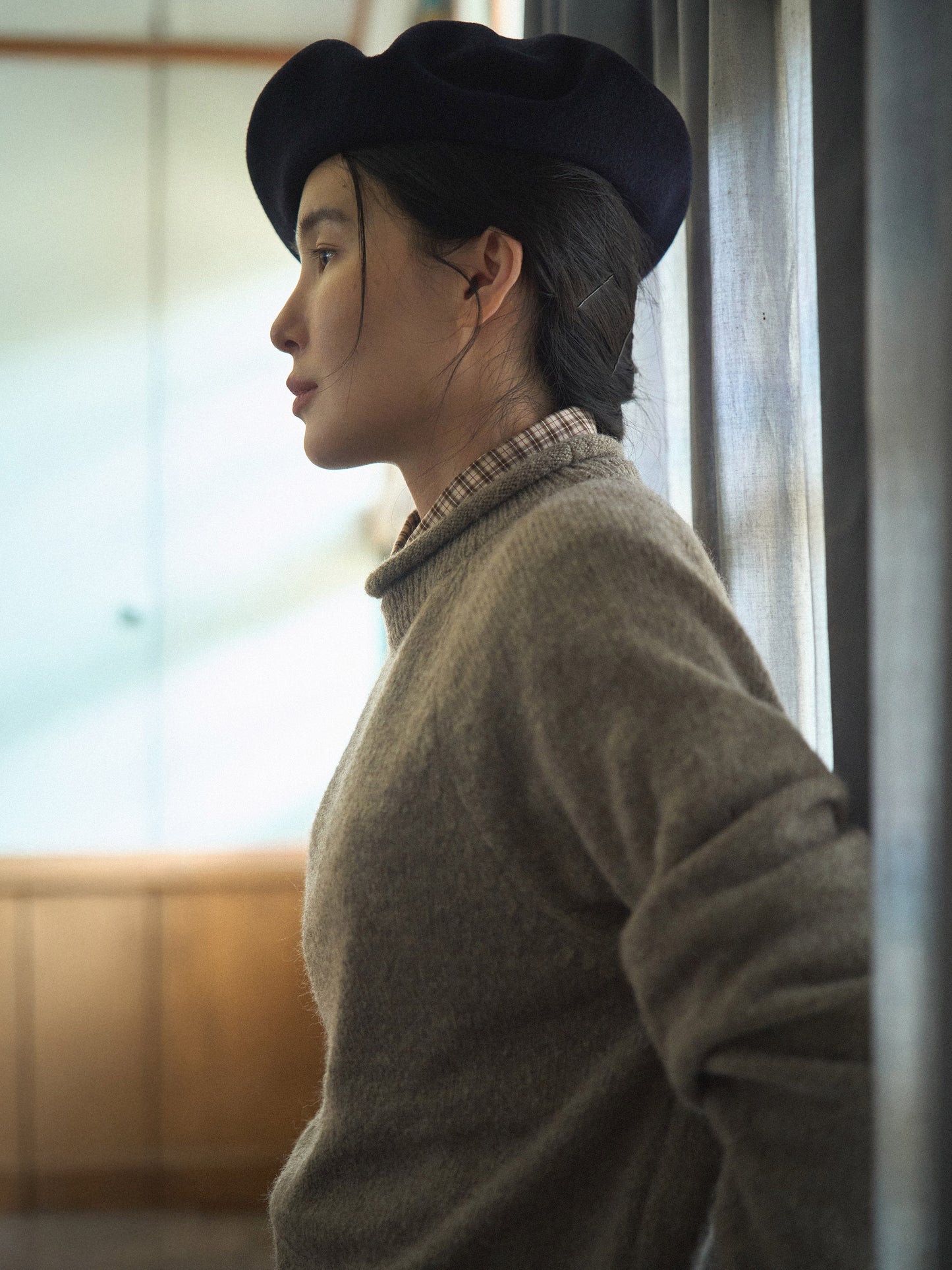 MONTBLANC ROLLNECK SWEATER [ Mocha Beige ]