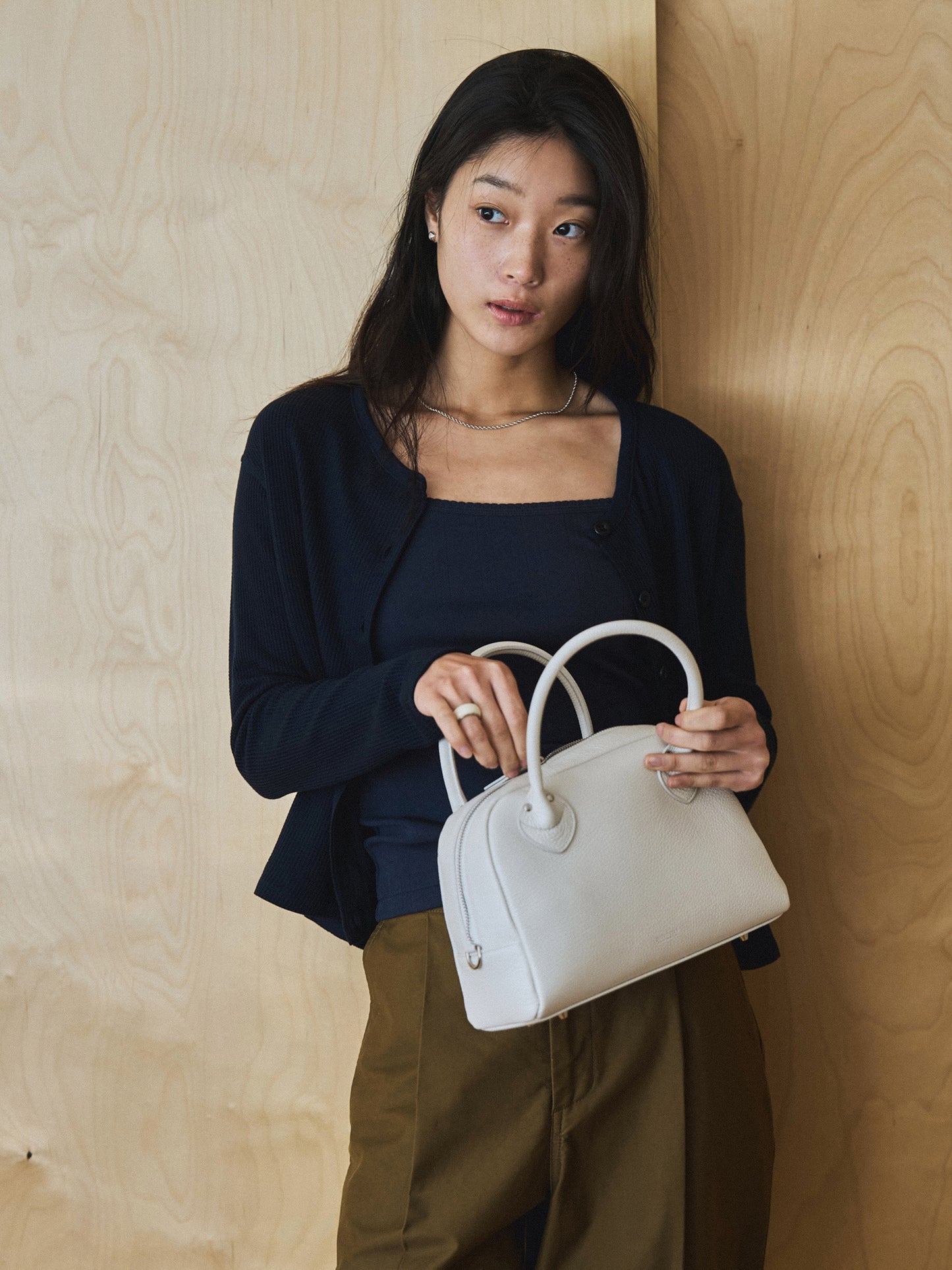SABLÉ TOTE BAG SMALL [ Porcelain ]