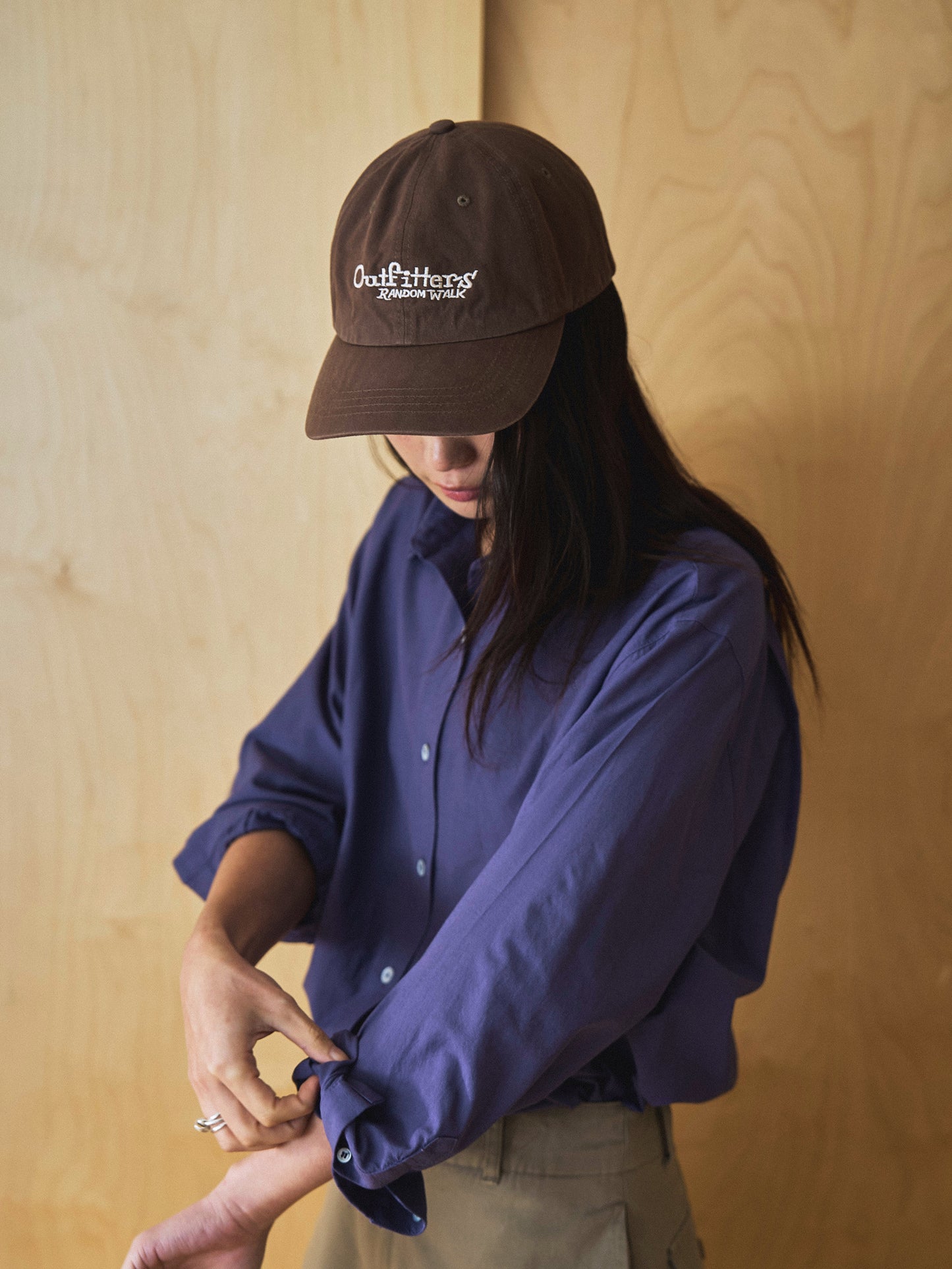 OUTFITTERS WASHED COTTON CAP [ Walnut Brown ]
