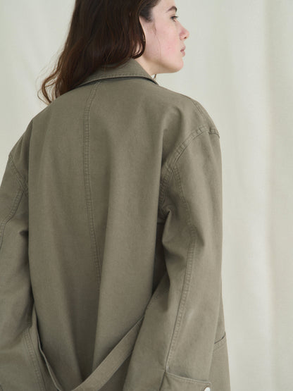 (-30%) ATELIER LONG JACKET [ Dessert Beige ]