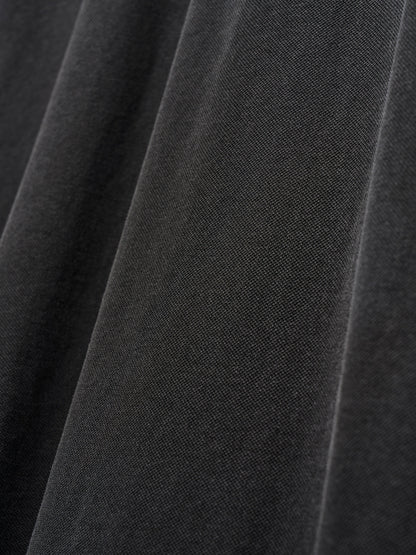 (-30%) COURT PIQUE COTTON DRESS [ Charcoal Grey ]