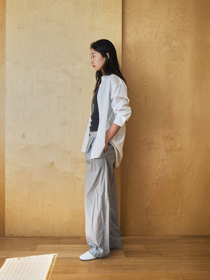 MARTHA LIGHT COTTON SHIRT [ Pure White ]