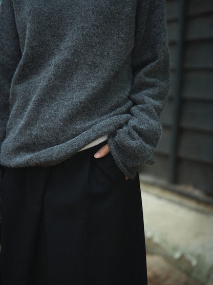 MONTBLANC ROLLNECK SWEATER [ Shadow Gray ]