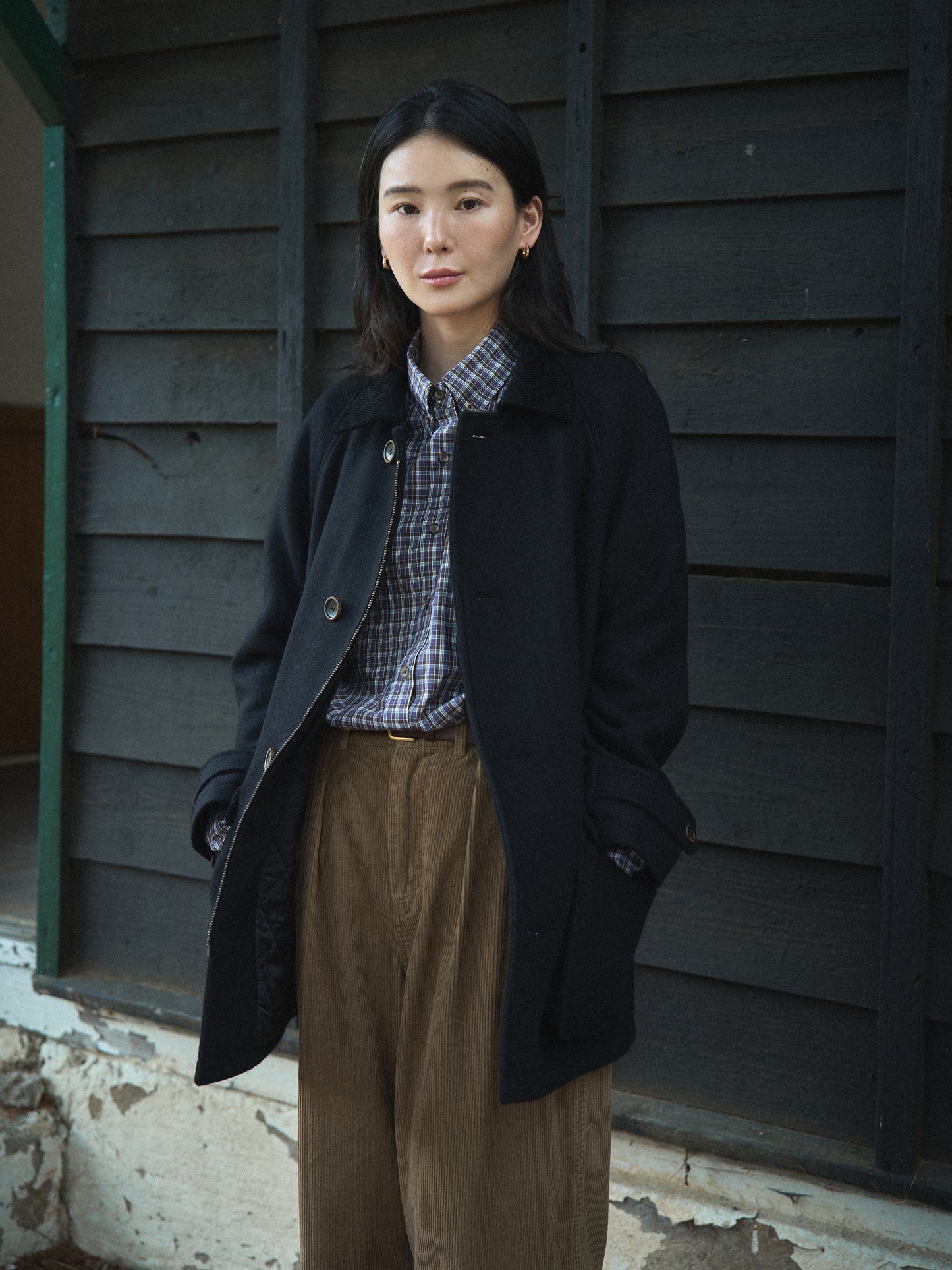 VERMONT HALF COAT [ Rich Black ]