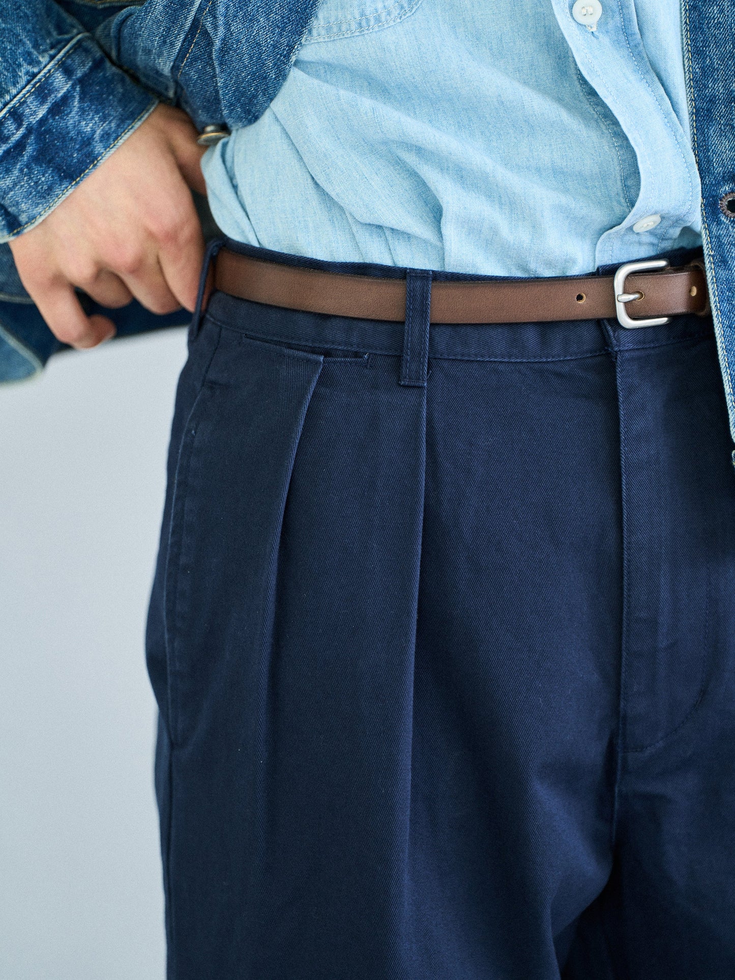 RELAXED TAPERED CHINO [ Navy ]