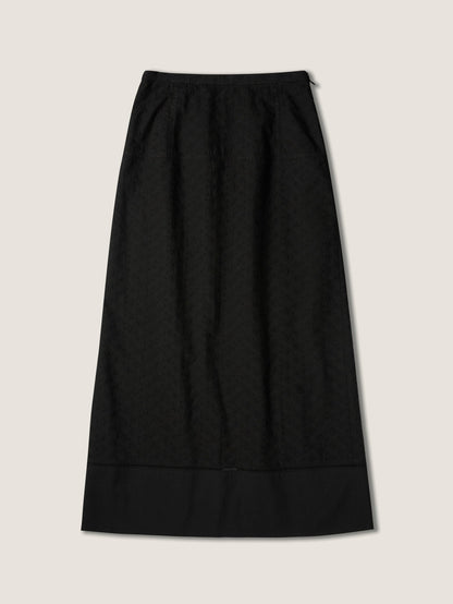 (-30%) AIÒLA LONG SKIRT [ Black ]