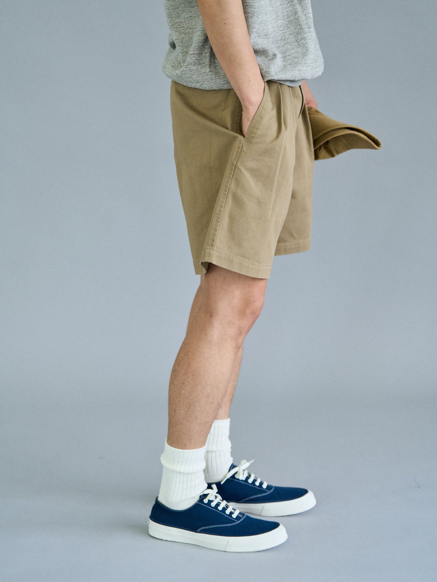EASY FIT SHORTS [ Beige ]