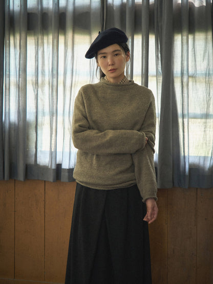 MONTBLANC ROLLNECK SWEATER [ Mocha Beige ]