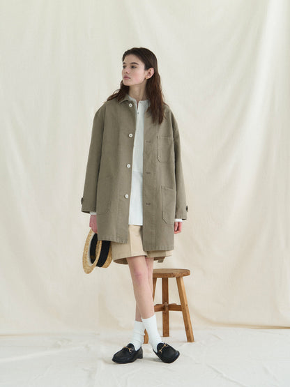 (-30%) ATELIER LONG JACKET [ Dessert Beige ]