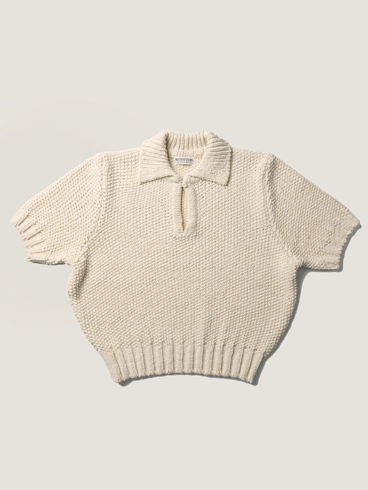 LOW GAUGE SKIPPER SWEATER [ Neutral Cream ]