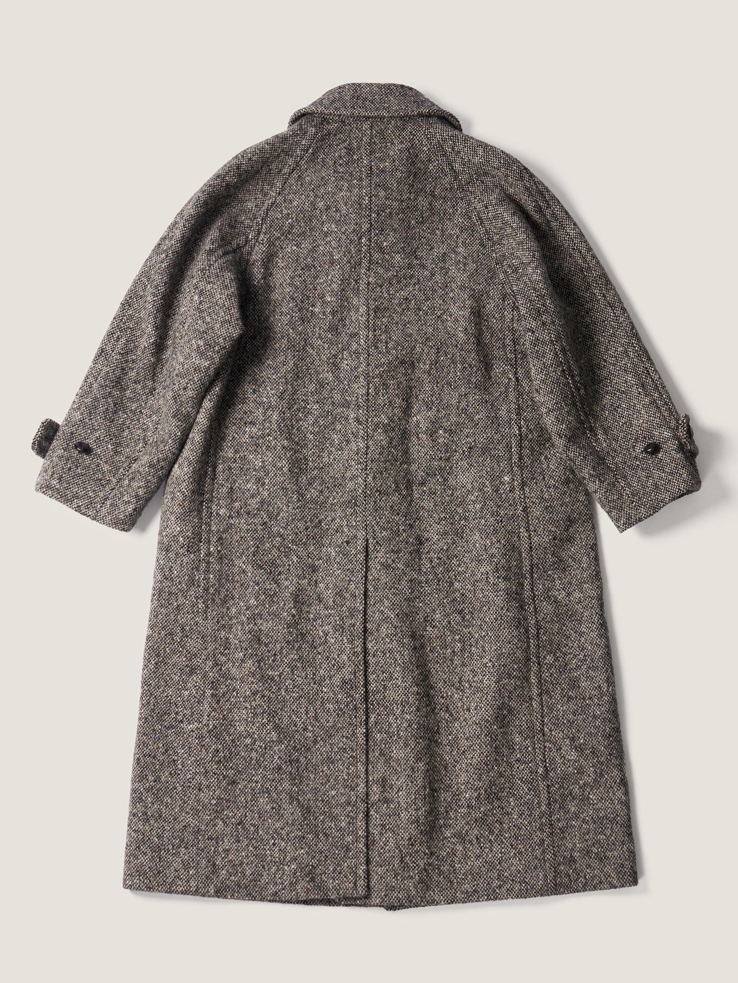 CHABROL COAT [ Salt & Pepper Black Tweed ]