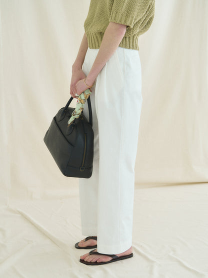 REFINED CLASSIC CHINO PANTS [ Cotton White ]
