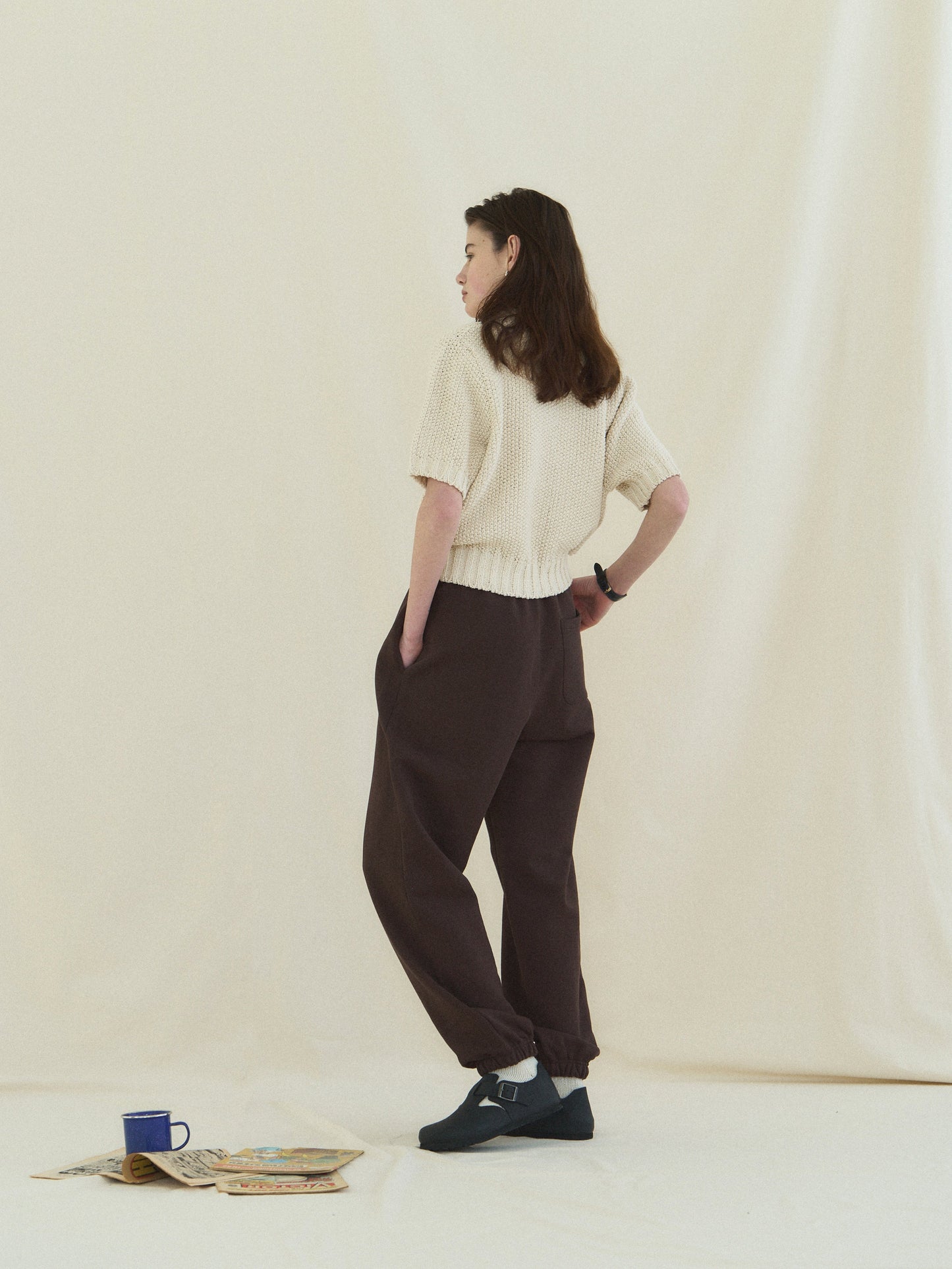 ALL DAY SWEATPANTS [ Chocolate Brown ]