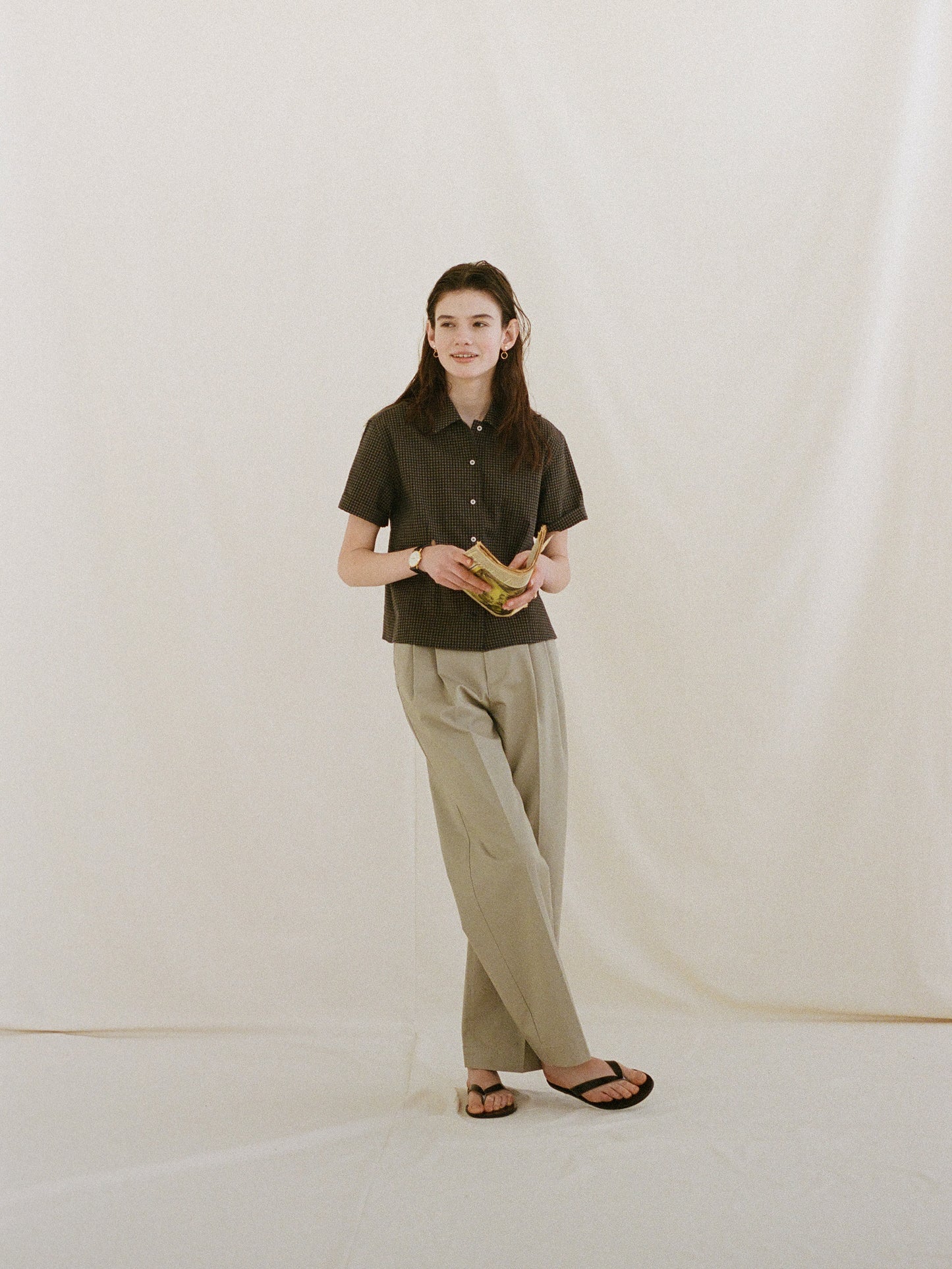 REFINED CLASSIC CHINO PANTS [ Utterly Beige ]