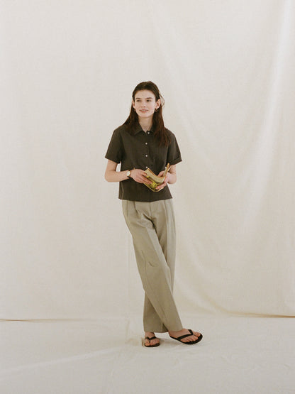 REFINED CLASSIC CHINO PANTS [ Utterly Beige ]