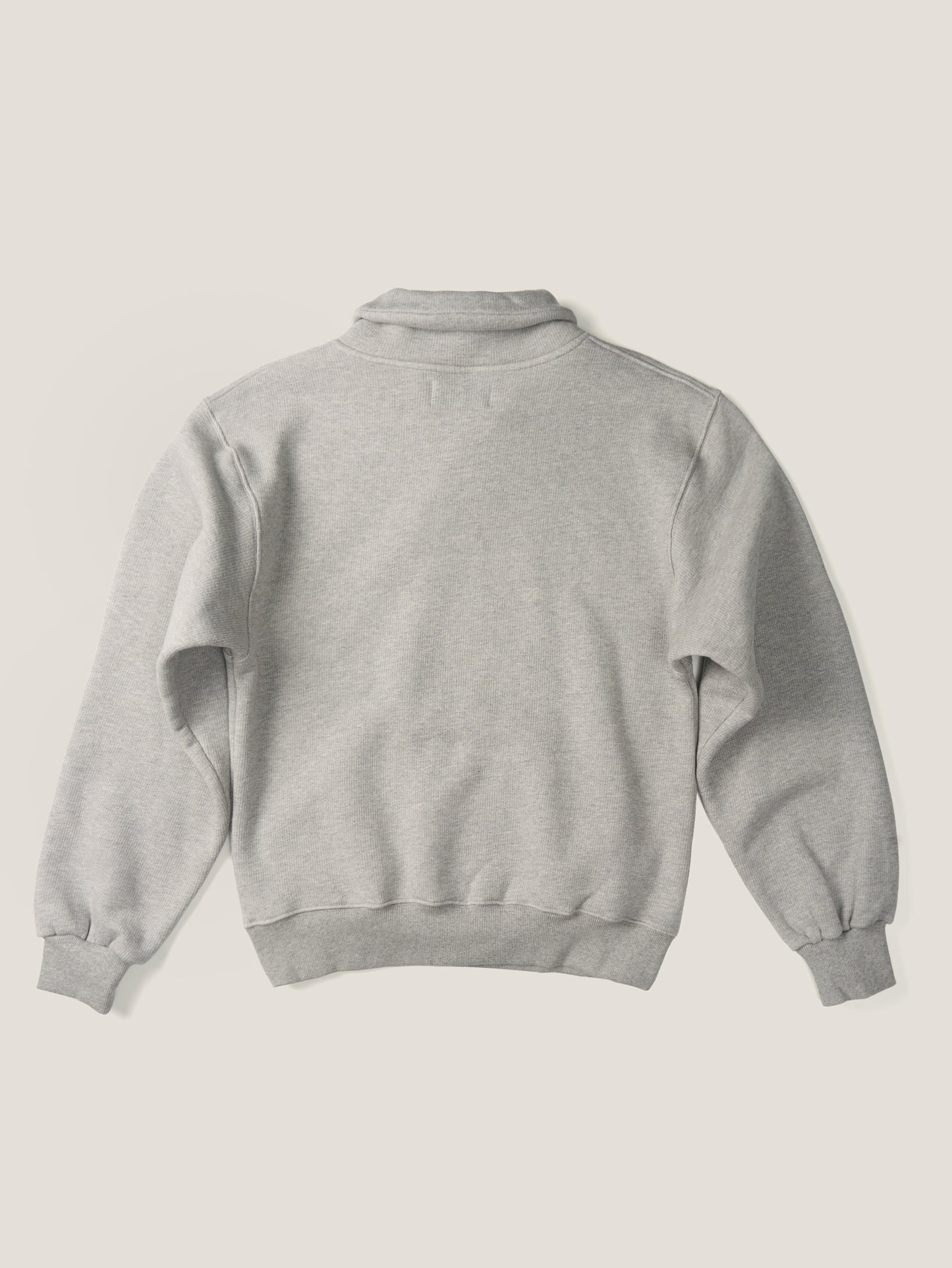 SHAWL COLLAR SWEATSHIRT [ Gray Melange ] 1st Reorder