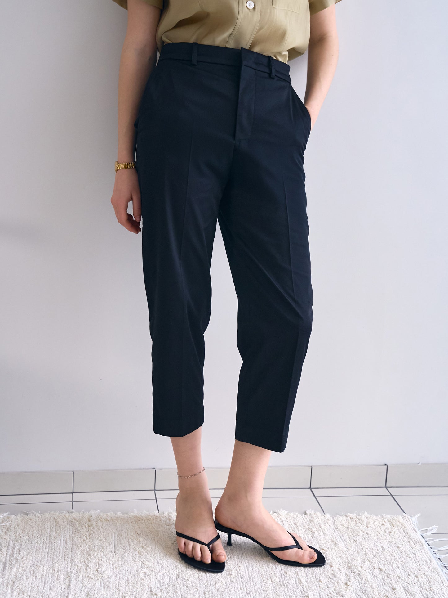 PATRICIA ANKLE PANTS [ Classic Black ]