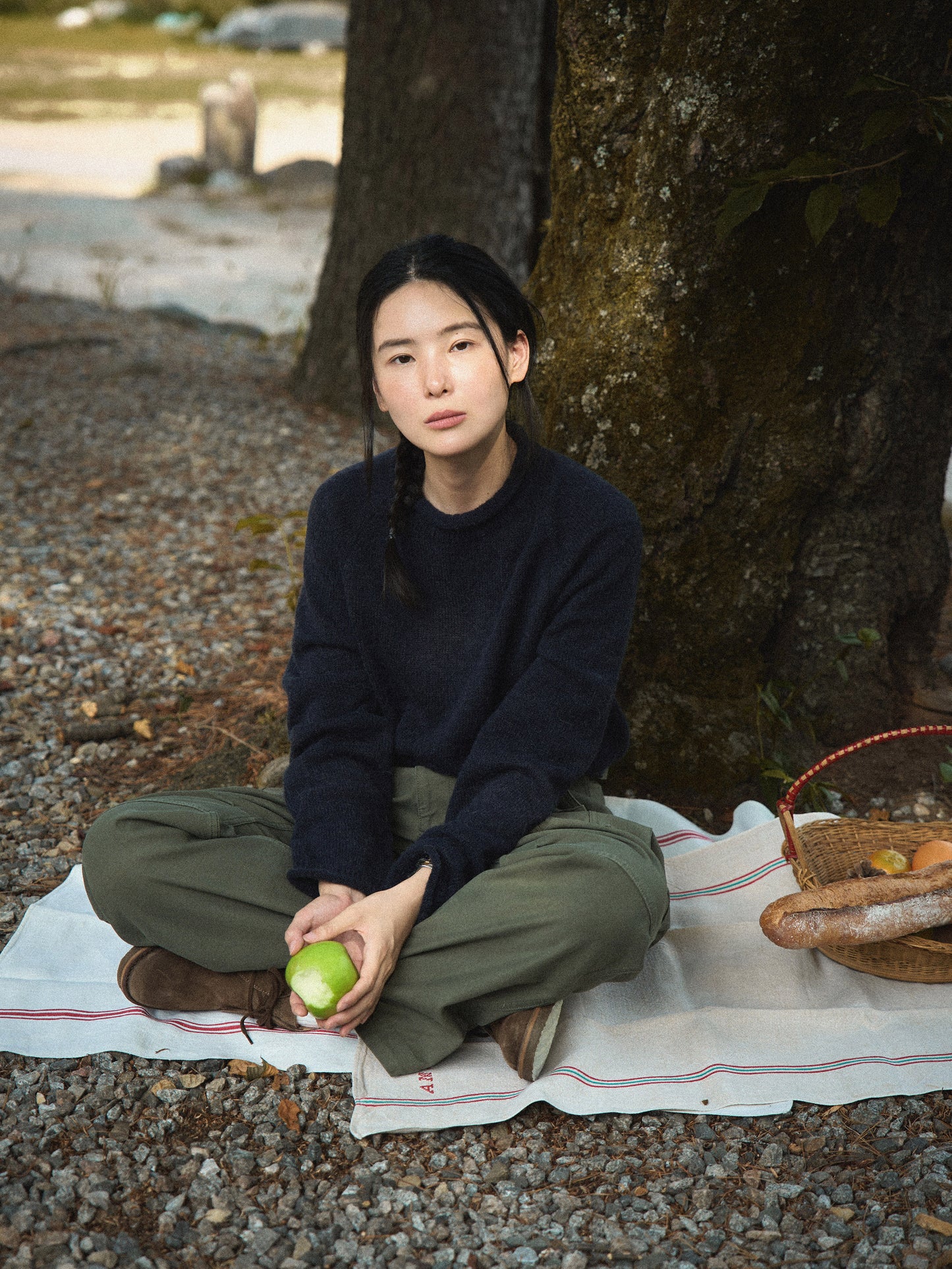 EASE WASHED CARGO PANTS [ Washed Khaki ]