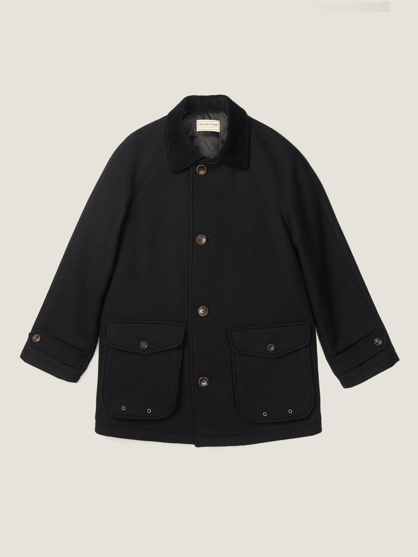 VERMONT HALF COAT [ Rich Black ]