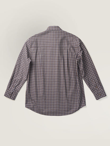 2 POCKET BUTTON DOWN SHIRT [ Violet Tartan ]