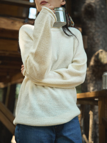 MONTBLANC ROLLNECK SWEATER [ Pure Ivory ]