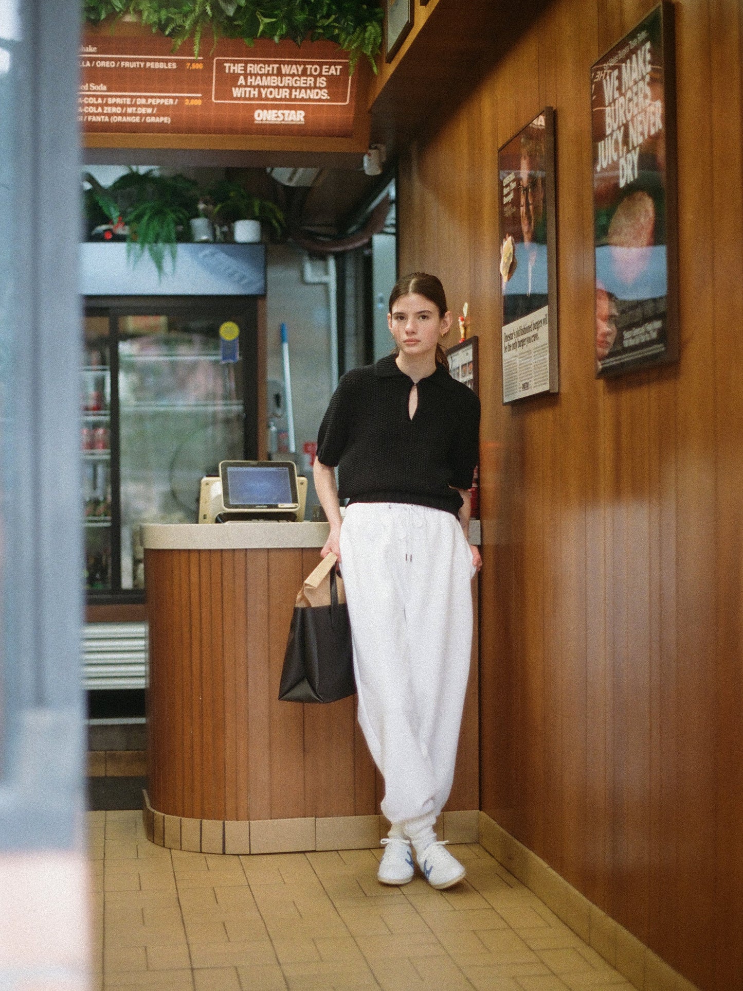 ALL DAY SWEATPANTS [ Clean White ]