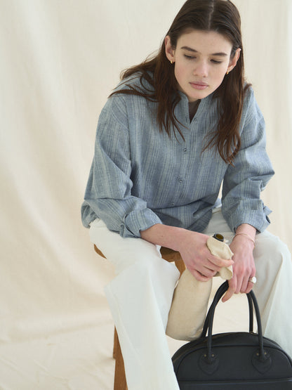 (-30%) BREAKFAST LONG SHIRT [ Denim Blue ]