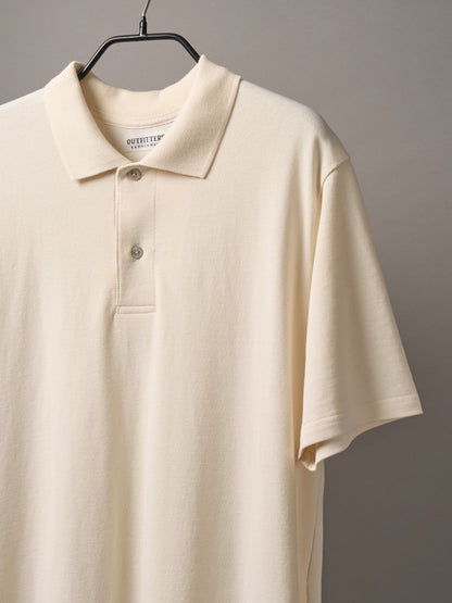 (-30%) COURT PIQUE COTTON DRESS [ Soft Cream ]