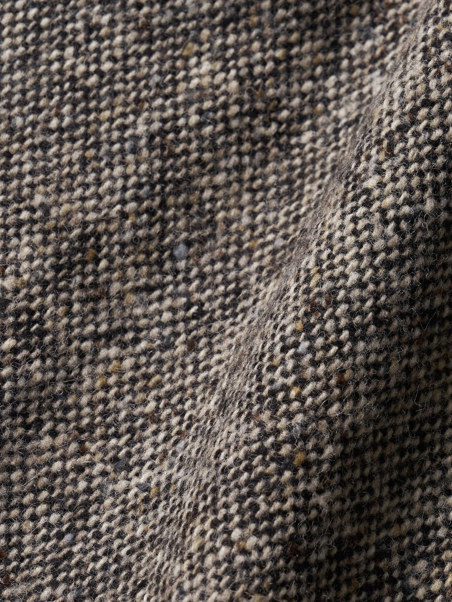 CHABROL COAT [ Salt & Pepper Black Tweed ]