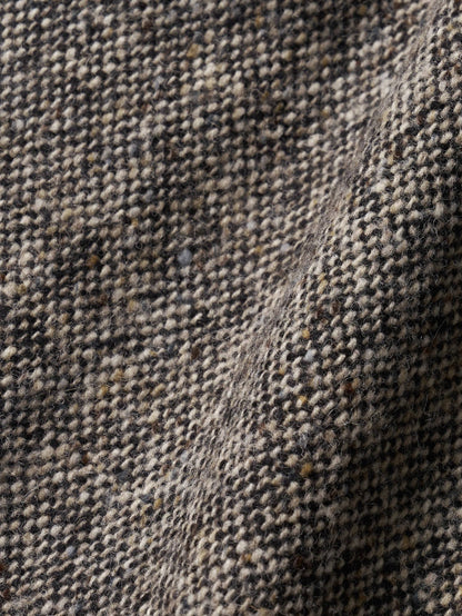 CHABROL COAT [ Salt & Pepper Black Tweed ]