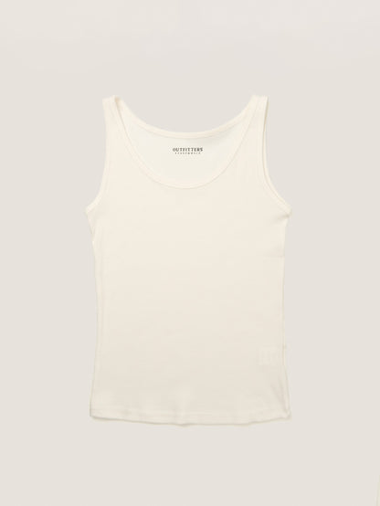 SOFT STRETCH SLEEVELESS [ White ]