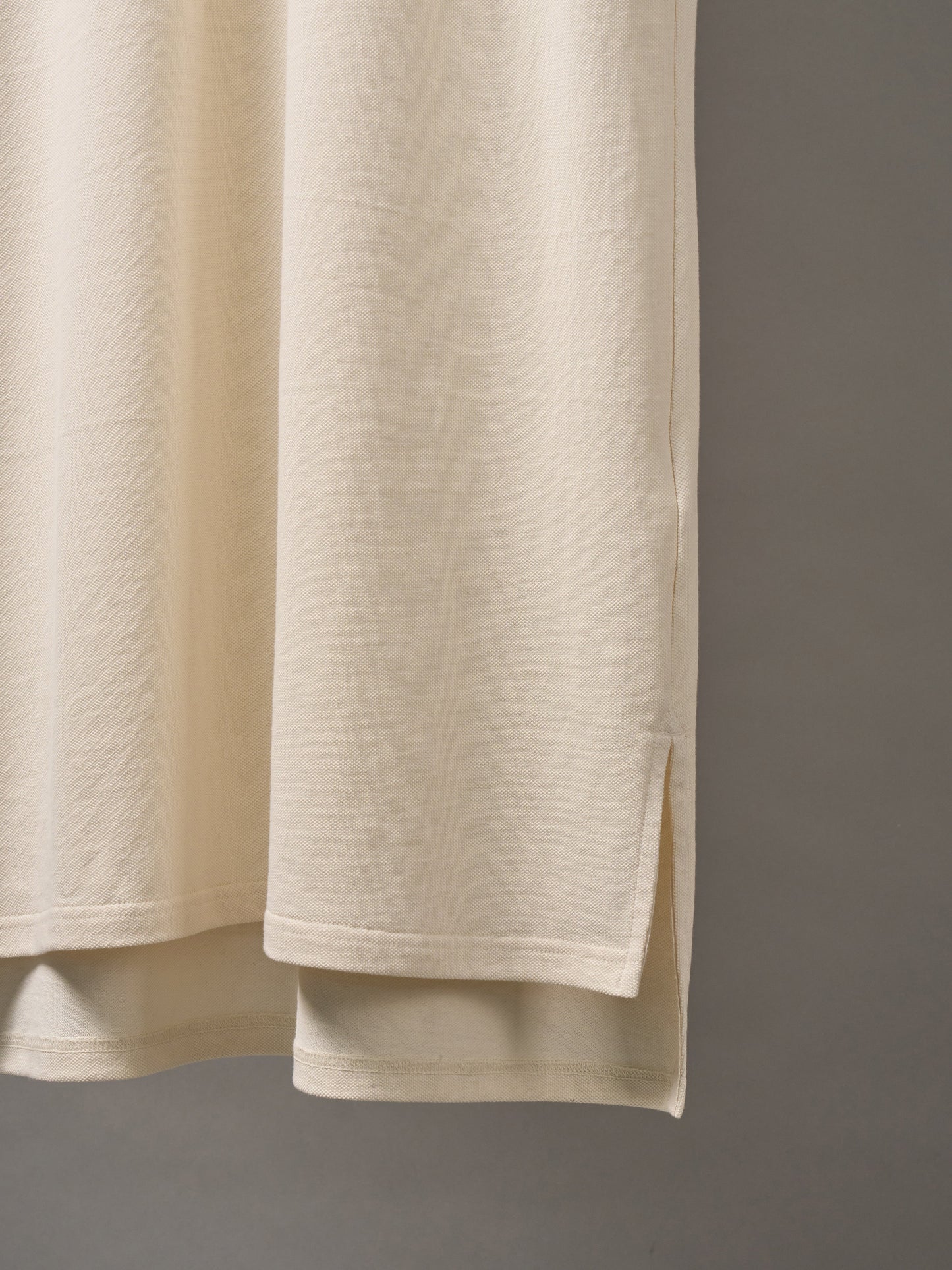 (-30%) COURT PIQUE COTTON DRESS [ Soft Cream ]