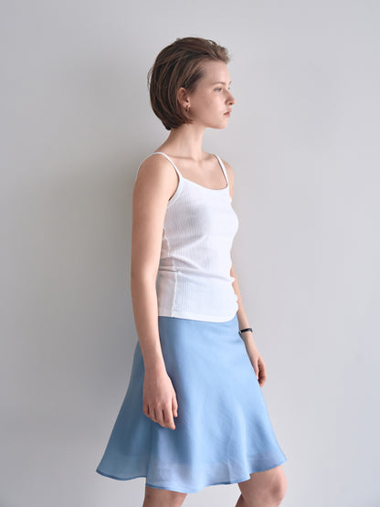 CHARDONNAY MIDI SKIRT [ Capri Blue ]