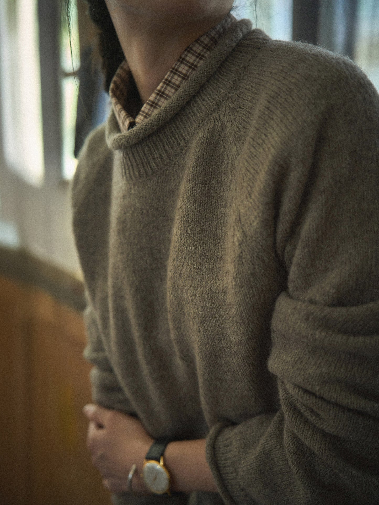 MONTBLANC ROLLNECK SWEATER [ Mocha Beige ]