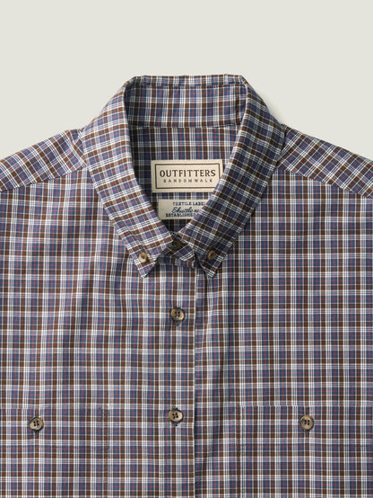 2 POCKET BUTTON DOWN SHIRT [ Violet Tartan ]