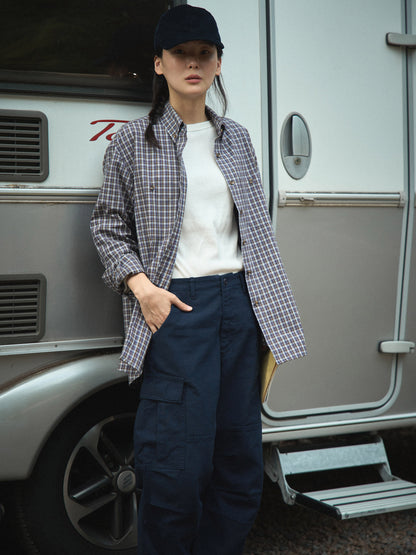 EASE WASHED CARGO PANTS [ Washed Navy ]